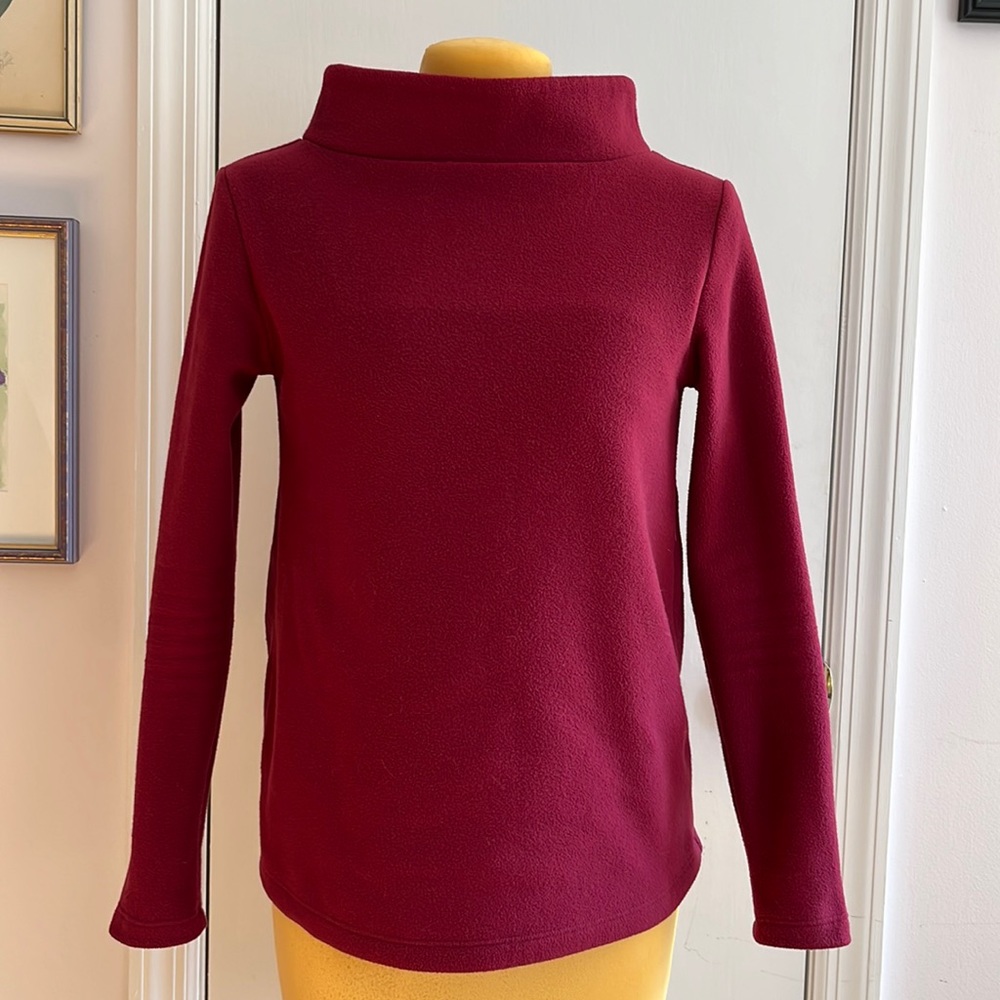 Dudley Stephens Greenpoint Boatneck in Vello Fleece (Burgundy) - XS (0-2)